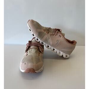 ON CLOUD 5 WOMEN'S RUNNING SHOES ROSE/ SHELL SIZE 9.5